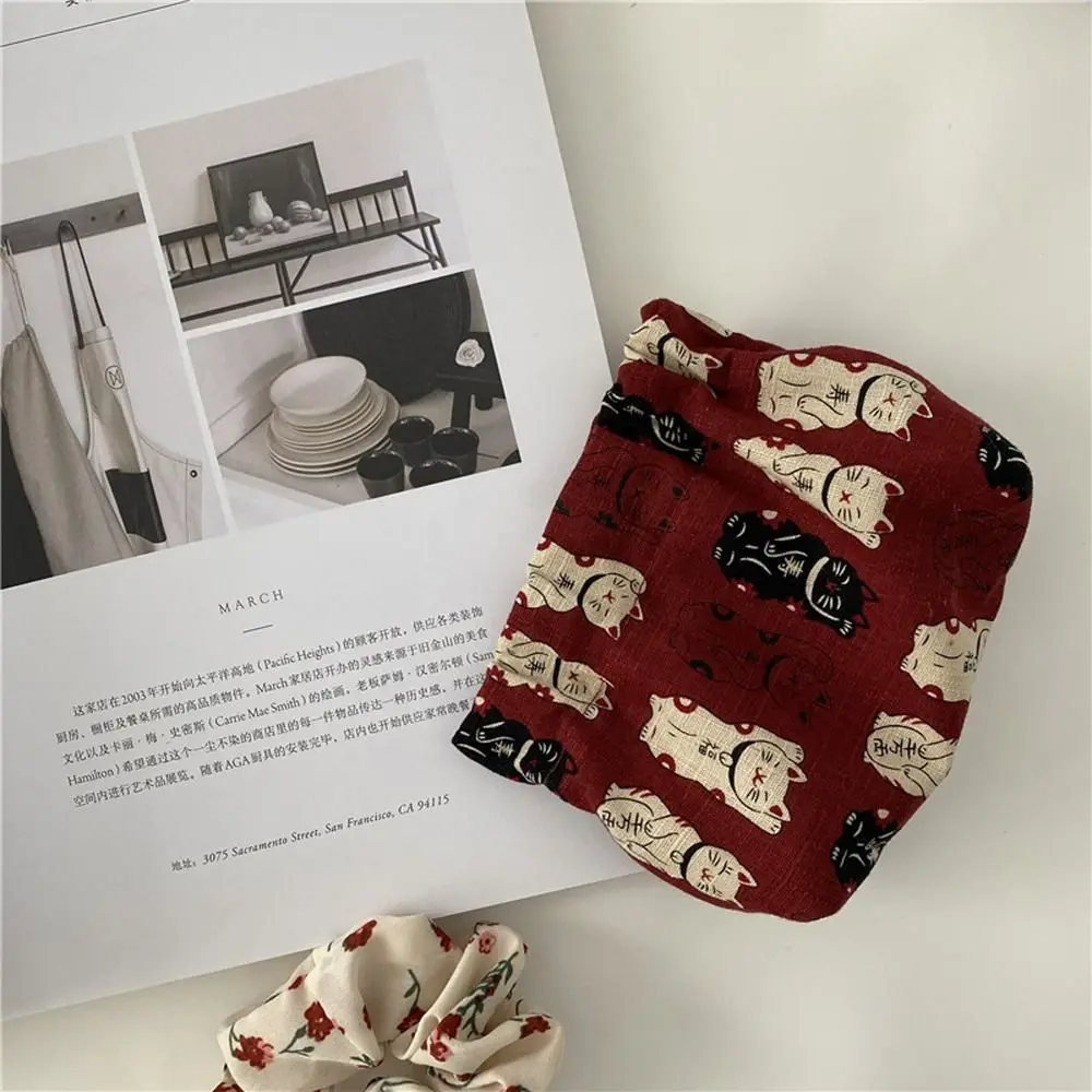 

Storage Bag Small Item Bag Self-closing Lucky Cat Spring Bag Small Purse Wallets Mini Coin Purse Lipstick Cosmetic Bag