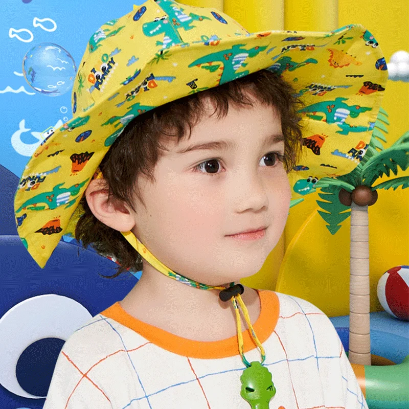 

1-12 Years Old Children's Sun Hat Sunshade Boys and Girls Beach UV Protection Fisherman Hat Summer