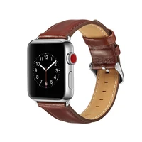 luxury genuine cow leather strap for apple watch series 76se54321 41mm 42mm 38mm iwatch smart watch band apple watch
