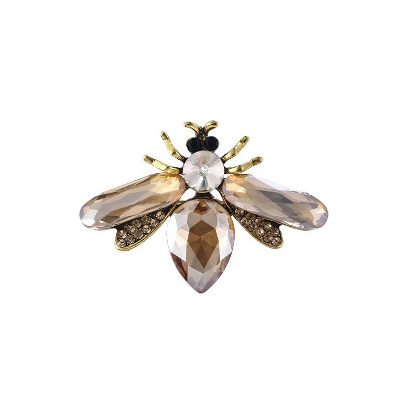 Женская модная брошь в виде пчелы со стразами роскошные изысканные ювелирные