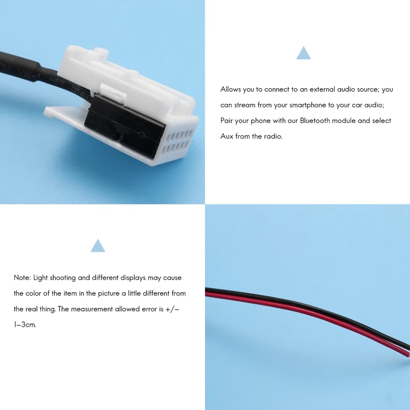 Аудиокабель-адаптер Bluetooth для Mcd Rns 510 Rcd 200 210 310 500 Delta 6 автомобильные аксессуары