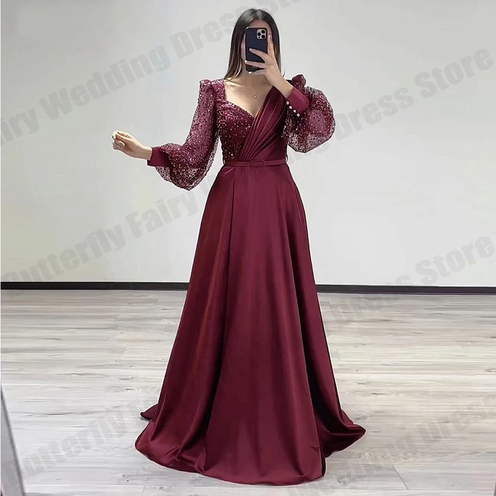 

Увлекательные сексуальные платья для выпускного вечера с открытой спиной и длинными рукавами, элегантное женское длинное официальное вечернее платье на бретельках