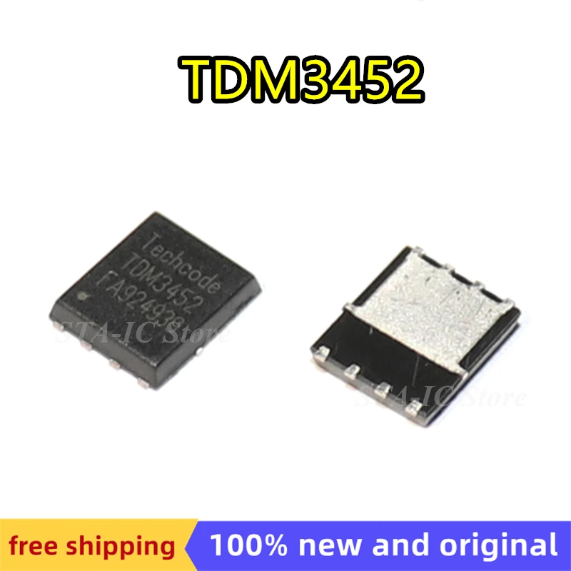 

5 шт./партия, TDM3452 DFN56-8 30V 80A, новинка, оригинал, бесплатная доставка