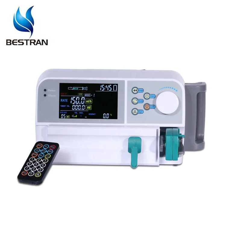 

BT-SP500 portable remote icu veterinary patients airless clinic medical equipment hospital infusion syringe pump price