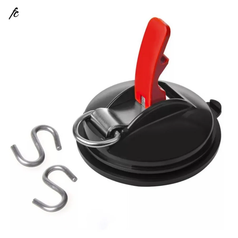 Heavy Duty Tie Down Durable Vacuum Suction Cup Plate Anchor Camping Tarp Accessory for Car Side Awning Outdoor Camping Gear Tool