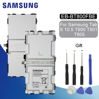 samsung genuine replacement battery tablet eb bt800fbe for samsung galaxy tab s 10 5 t800 t801 t805 7900mah battery free tools