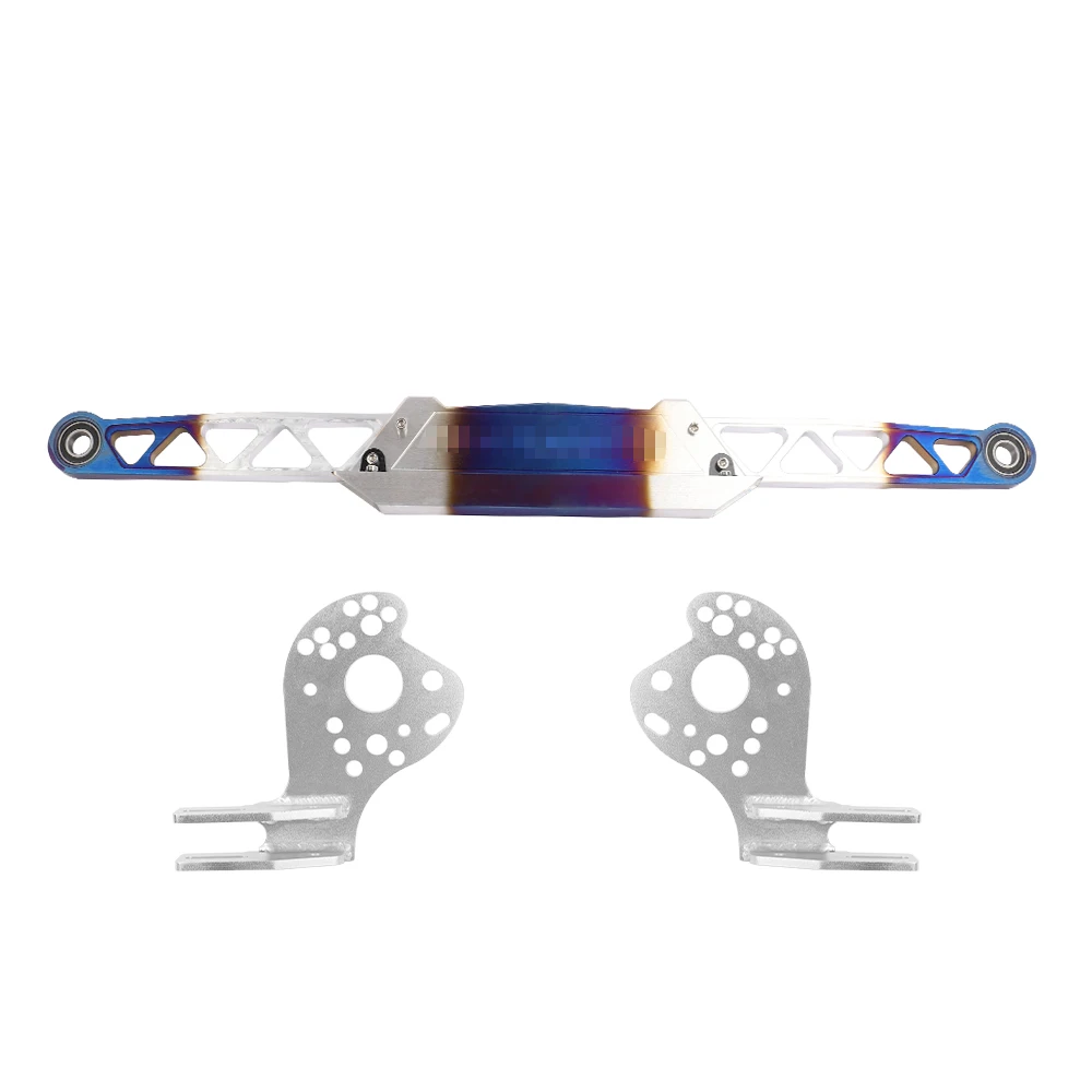 

blue burnt universal auto Racing Billet rear lower control arm brace tie subfram bar