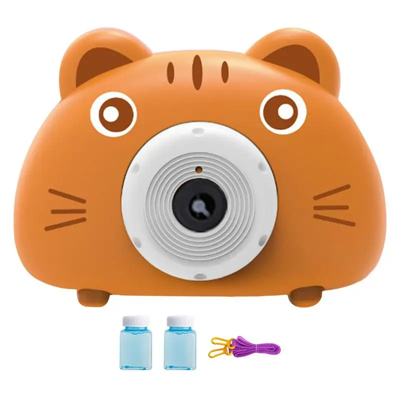 

Cute Animal Bubble Machine Camera Style Bubble Toys High-tech Bubble Machine Children's Automatic Bubble Toy For Party Favor