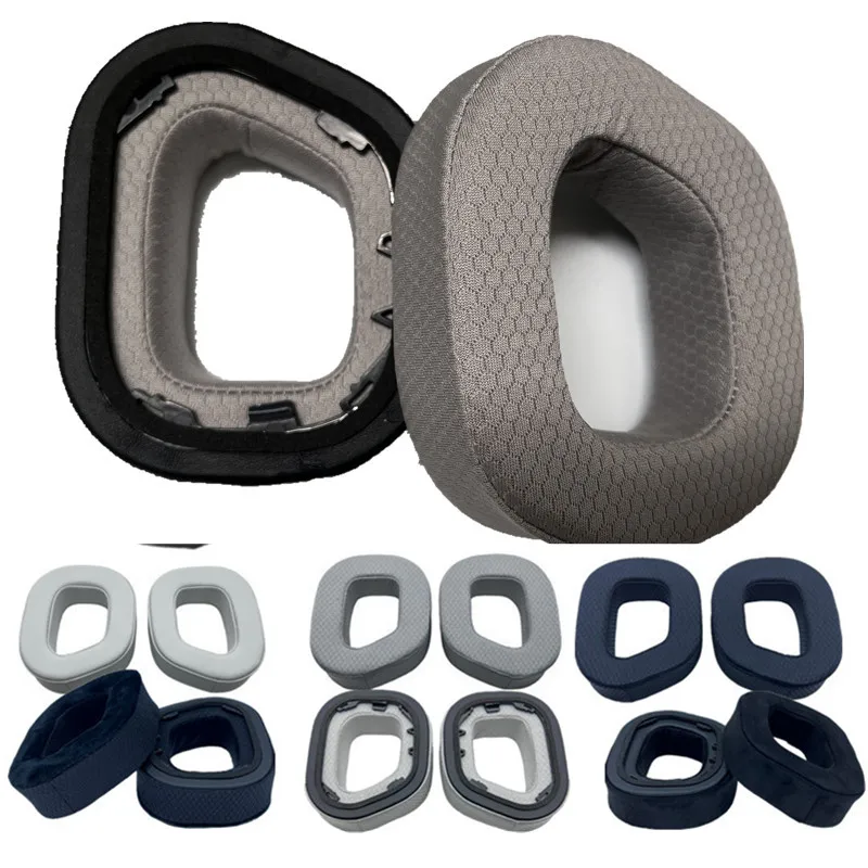 Амбушюры для Corsair Void HS80 RGB, сменные наушники, 1 пара протеиновых кожаных сетчатых наушников из бархатной ткани