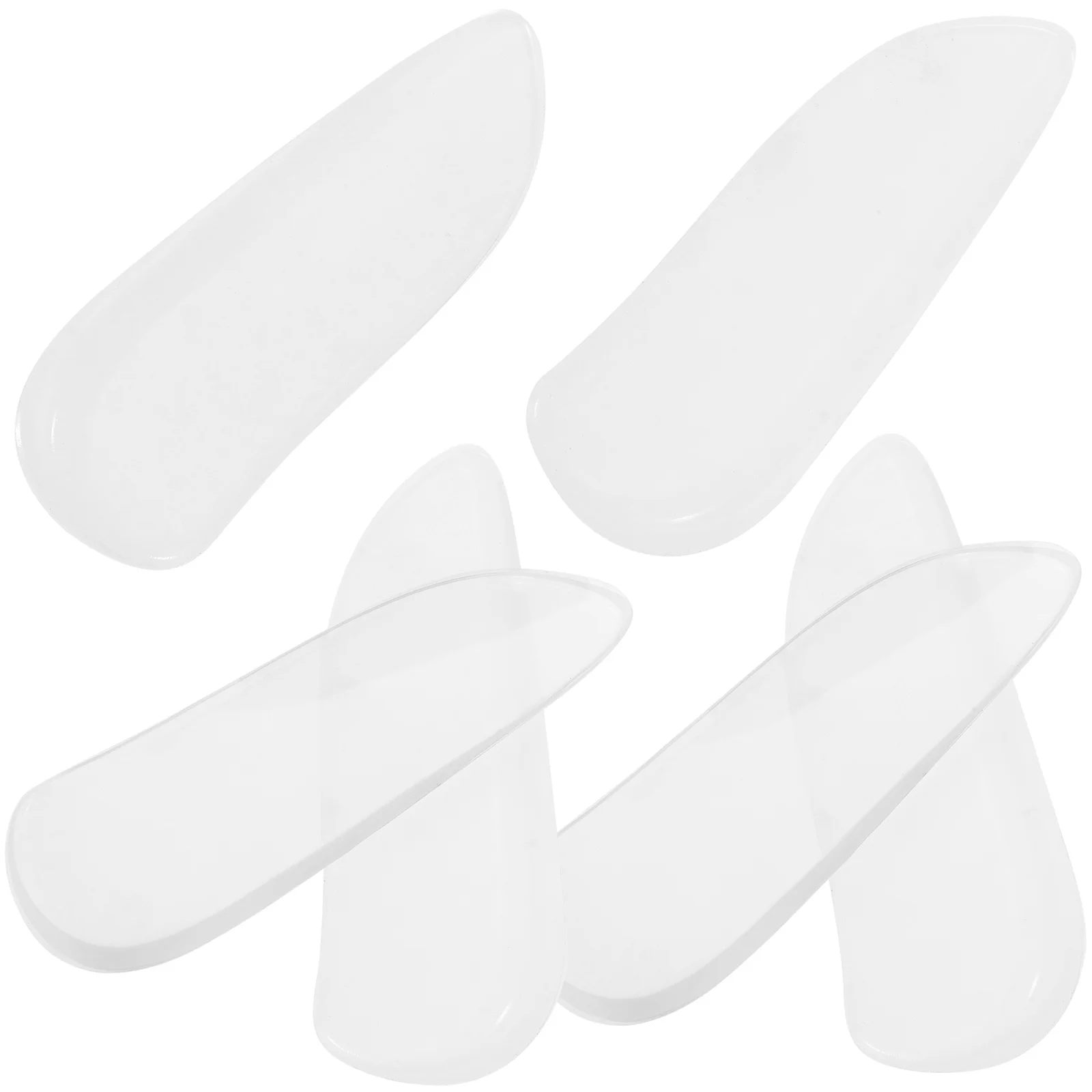 

3 Pairs Legs Heel Pads Insole Silicone Gel Correction X Insoles Heels Half Orthopedic