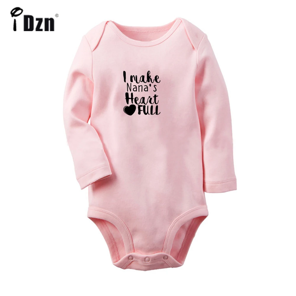 

Детское боди с длинным рукавом I MAKE NANA'S HEART