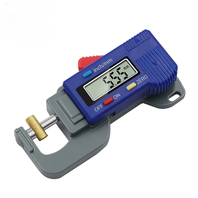 

Electronic Digital Display Horizontal Feeler Gauge Thickness Meter Range 0-12.7mm Jewelry Paper Cloth Thickness Gauge Tester