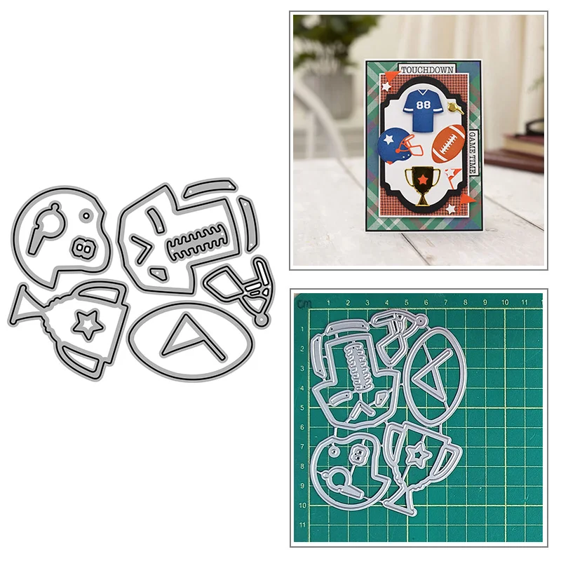 Металлические пресс-формы для скрапбукинга серебристого цвета