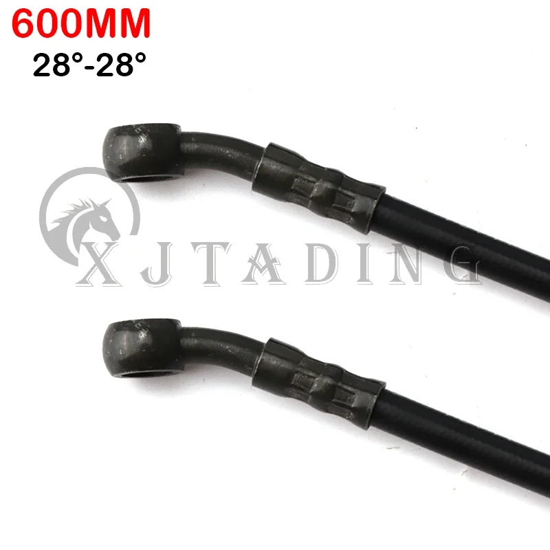 

Универсальный черный 550 мм-2200 мм Плетеный Стальной Гидравлический тормозной шланг кабель Масляный шланг для мотоцикла квадроцикла картинга Багги квадроцикла