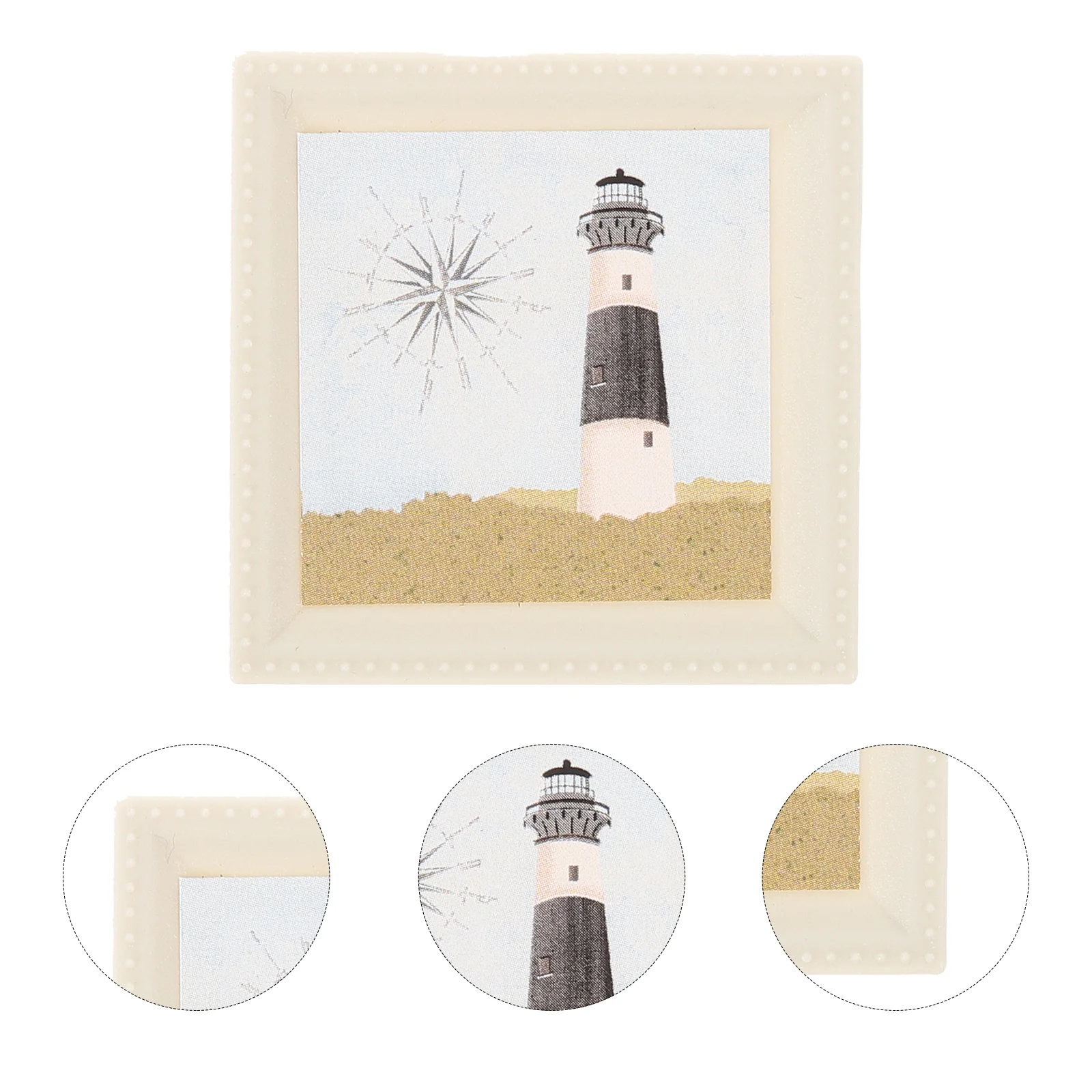 

Mini House Painting Model Miniature Picture Frame Painting Miniature Frame