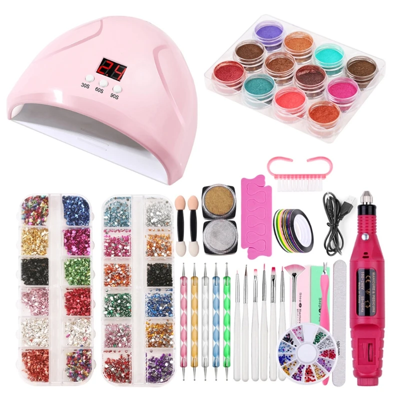 

Portable Nail Dryer Machine UV LED For Nails Gel Polish USB Cable Home Use Nail Art UV Stamper LED Dryer Nail Lamp Tool E74C