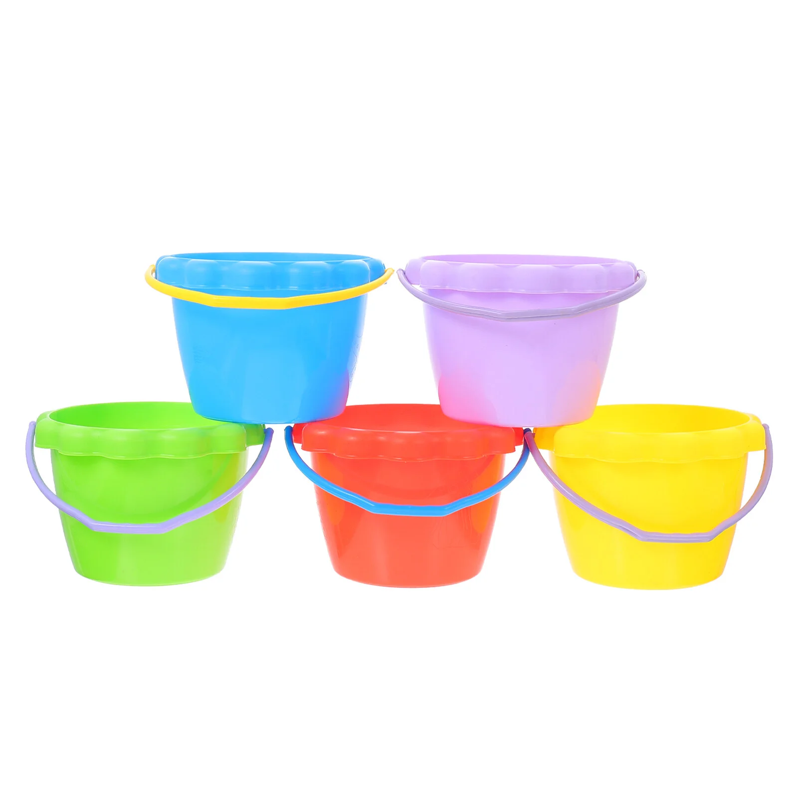 

Model Beach Sand Toys Fishing Bucket Durable Playing Tools Children Outdoor Portable Buckets Playthings