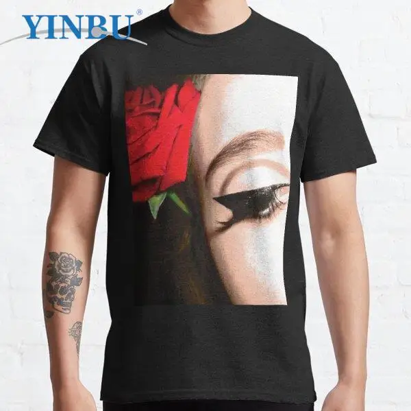 

Новая модная футболка Лана Дель Рей, Высококачественная Мужская короткая футболка YINBU, брендовая футболка с графическим рисунком