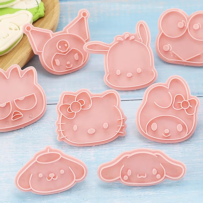 Форма для печенья Sanrio Kawaii мультяшная Kitty Melody Kuromi пищевой полипропиленовый
