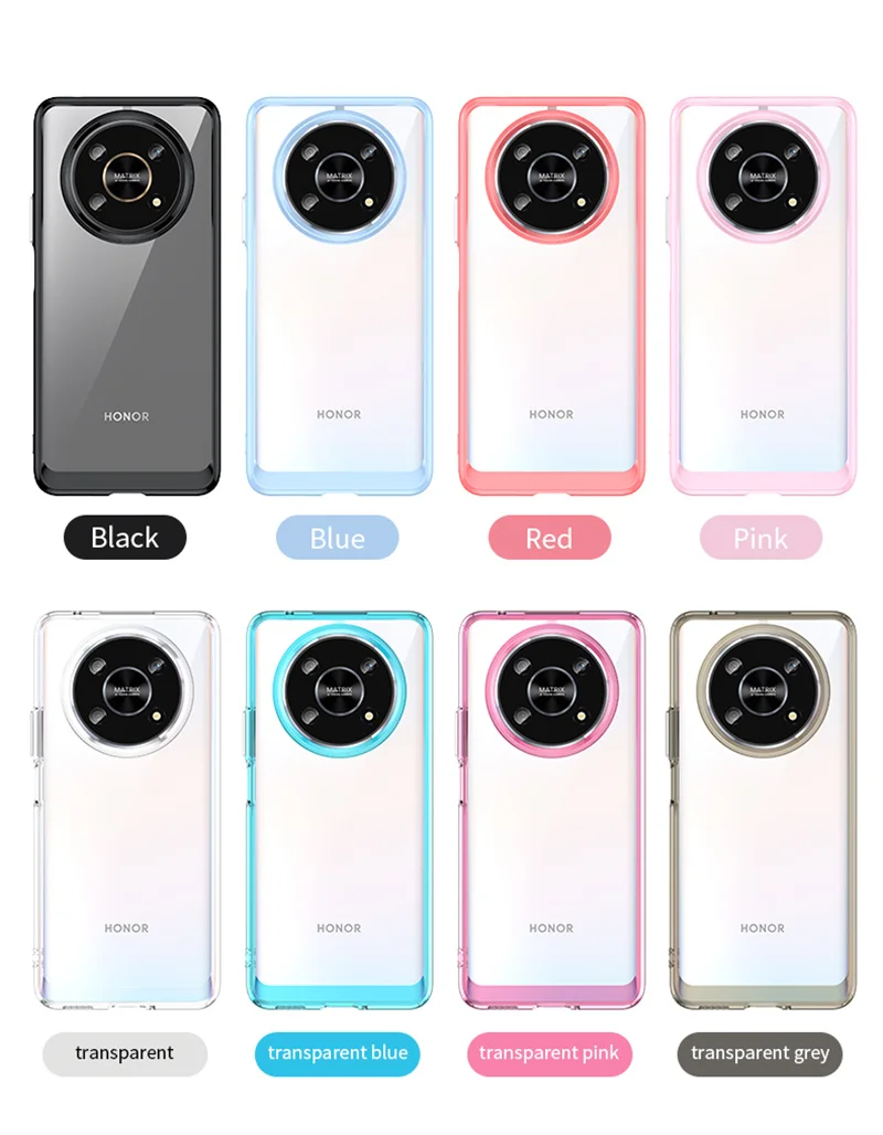 For Honor Magic 4 Lite Case Cover For Honor Magic 4 Lite 5G Capas Transparent Colour Clear Fundas Honor Magic 4 Lite Cover