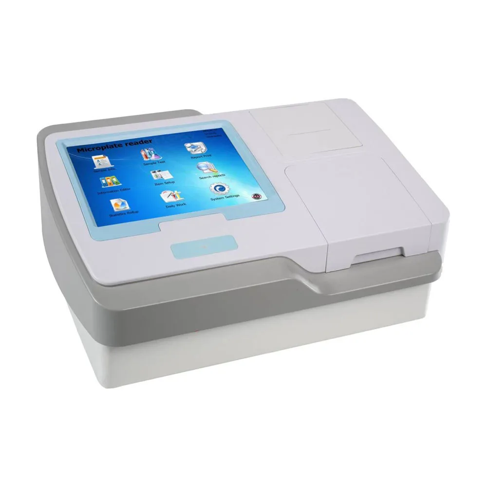 

Big Color LCD Display Clinic Microplate Elisa Reader with Touch Screen