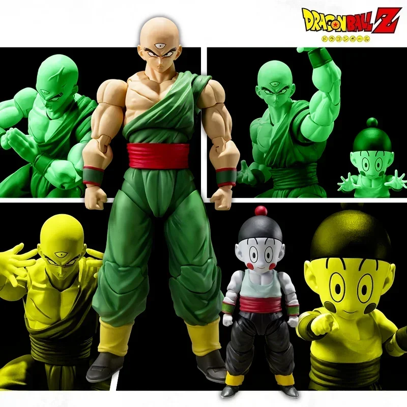 Bandai Dragon Ball Аниме Фигурка SHF Dragon Ball Z Tien Shinhan Chiaotzu Набор из натуральной модели Аниме Фигурка Игрушки для детей (art.: 3920ca727554c) - 3920ca727554c