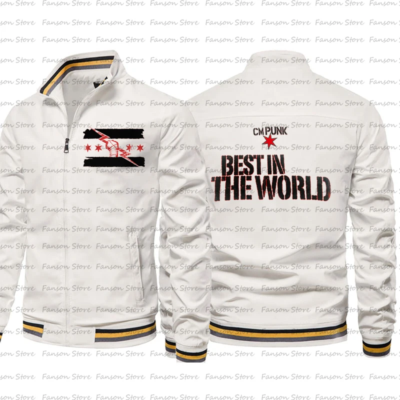 Ветровка мужская в стиле панк демисезонная 2024