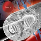 Прозрачная Бриллиантовая чашка для мужчин, безопасные мягкие игрушки-фиджеты, оргазм для мужчин, реалистичное влагалище, товары для взрослых