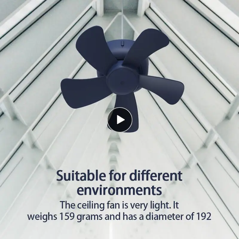 

Ceiling Fan Remote Control Timing USB Powered Camping Tent Hanging Student Dormitory Bed Ultra-quiet Multi-function Small Fan