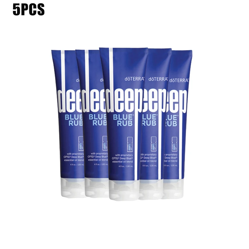 

5pcs doTERRA Deep Blue Rub With Proprietary Cptg Pain Relief Deep Blue Essential Oil Blend Face Makeup Base Makeup 120ml