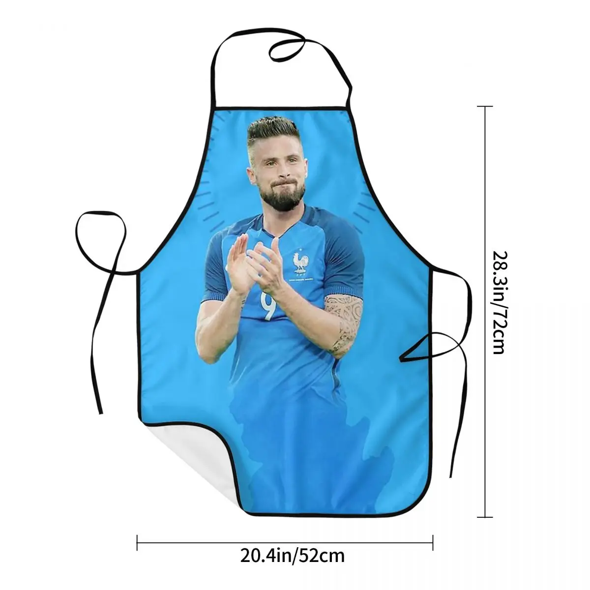 Olivier Giroud фартук шеф-повара кулинария кухня Tablier водонепроницаемый нагрудник