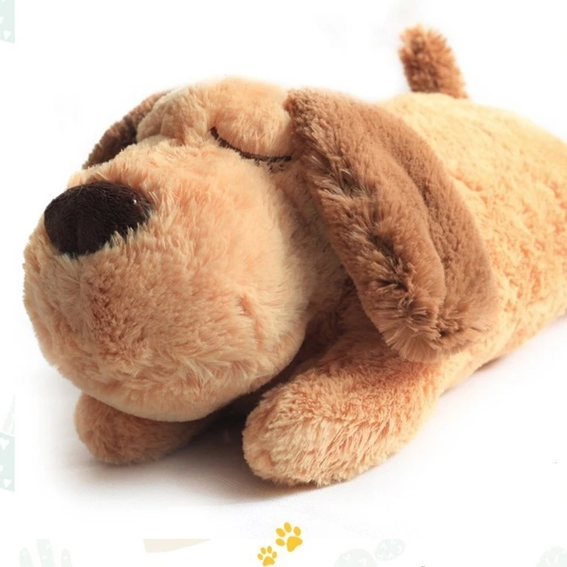 

Dog Toy Cute Heartbeat Puppy Behavioral Training Toy Plush Pet Comfortable Snuggle Sleep Plush Toys