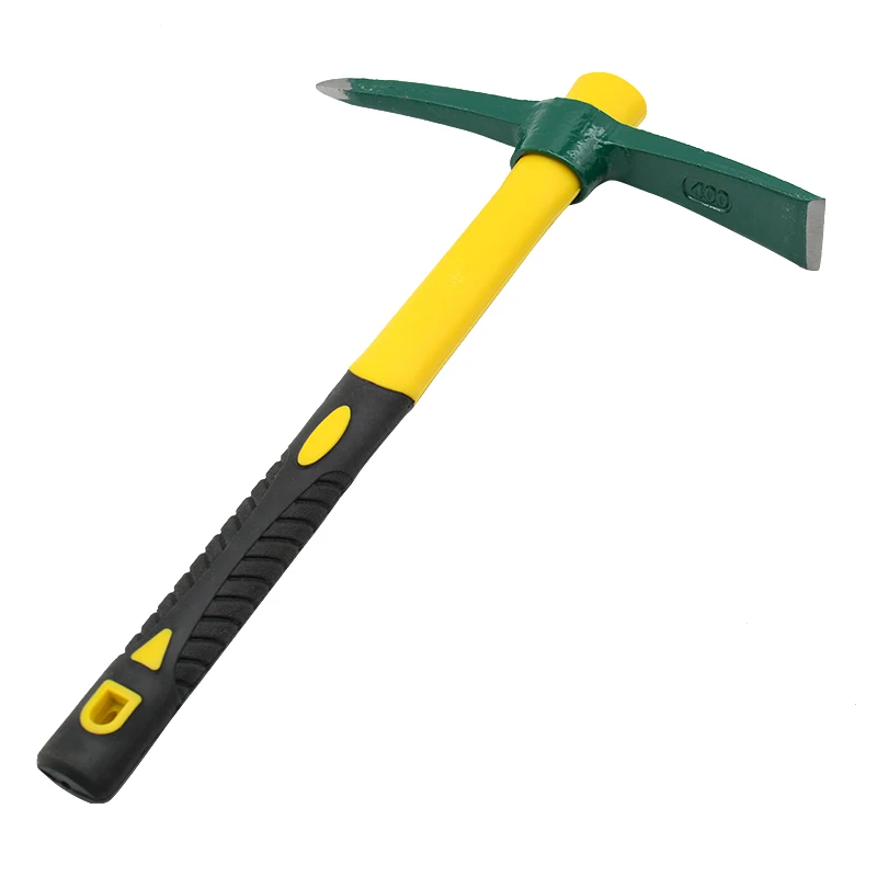 

Pickaxe Outdoor Camping Mountain Mattock Fiberglass Tools Pick Axe Small Size Handle Garden Pick Hand