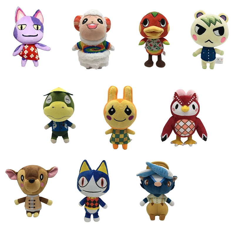 

Плюшевые фигурки анимационных животных, пересечение животных, 20-25 см, KK, Том, Джуди, Изабель, плюшевый милый волк, аниме, плюшевый подарок для детской вечеринки