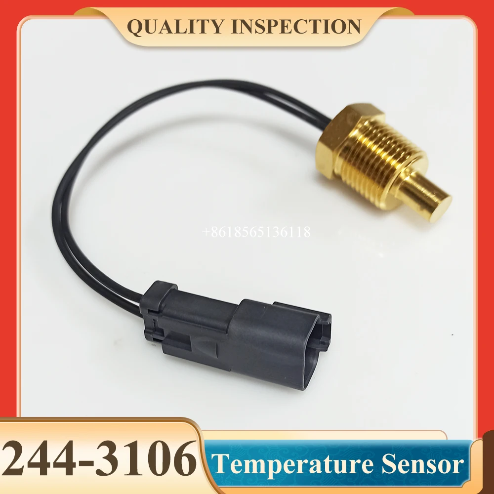 2443106 244-3106 Датчик температуры для Caterpillar 414E 416D 416E 416F 420D 420E 420F 422E 422F 424D 428D 428E