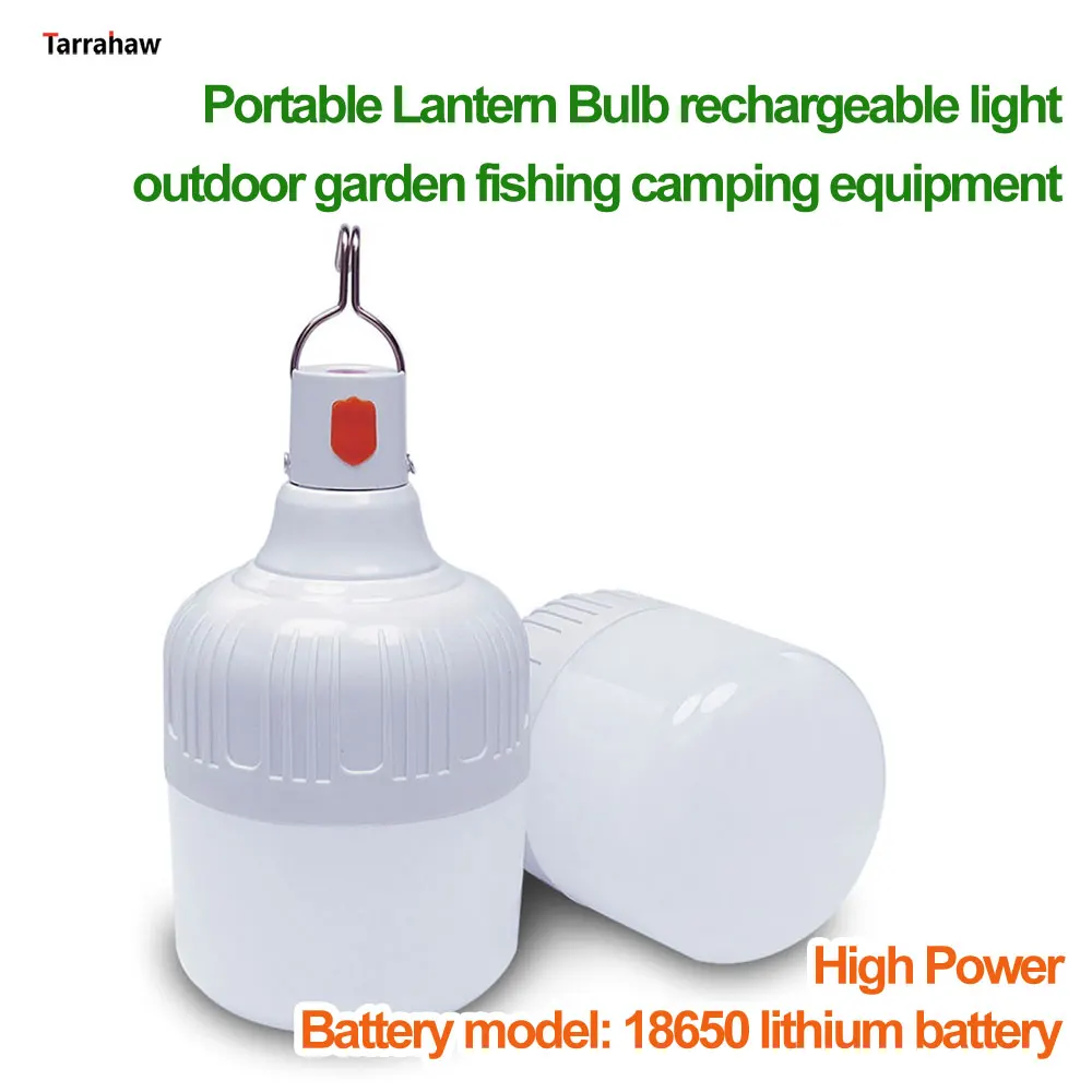 Portable Lantern Bulb Rechargeable Light Outdoor Lighting Garden Fishing Camping Equipment High Power Led Flashlights Led Lights