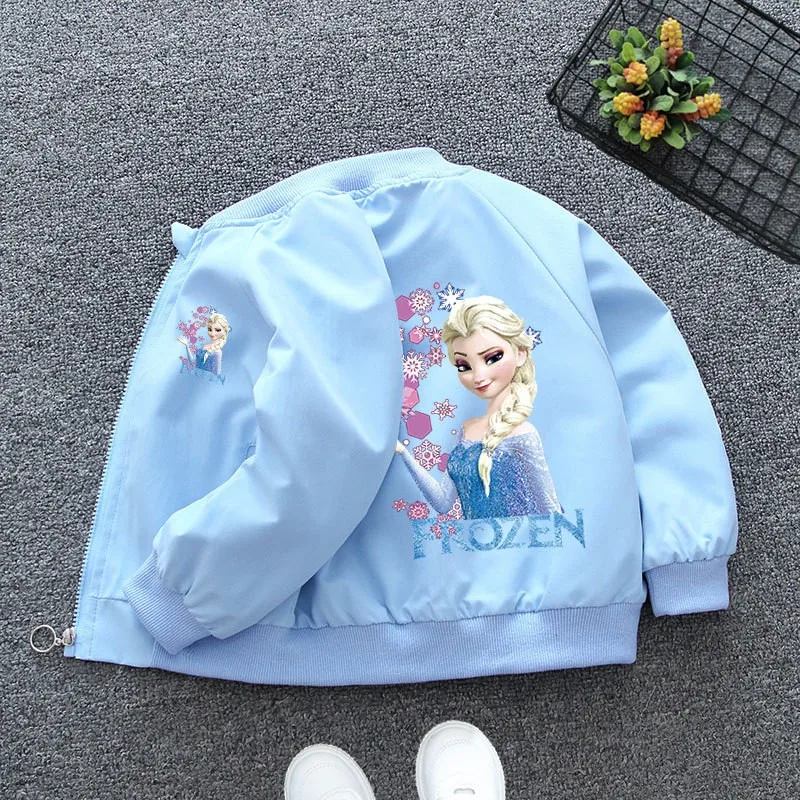

New Spring and Autumn Girls Snow White Jacket Boys and Girls Outing Clothes Jacket Children Outwear Girl Baby Coat 1-12Y