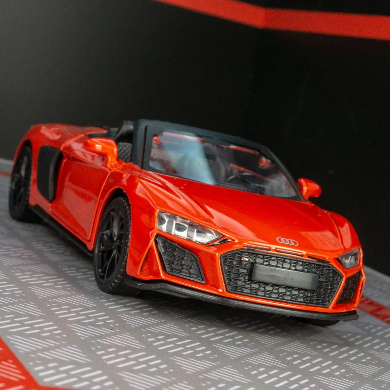 1/32 R8 Spyder Super Sport литой под давлением сплав металла миниатюрная игрушечная модель