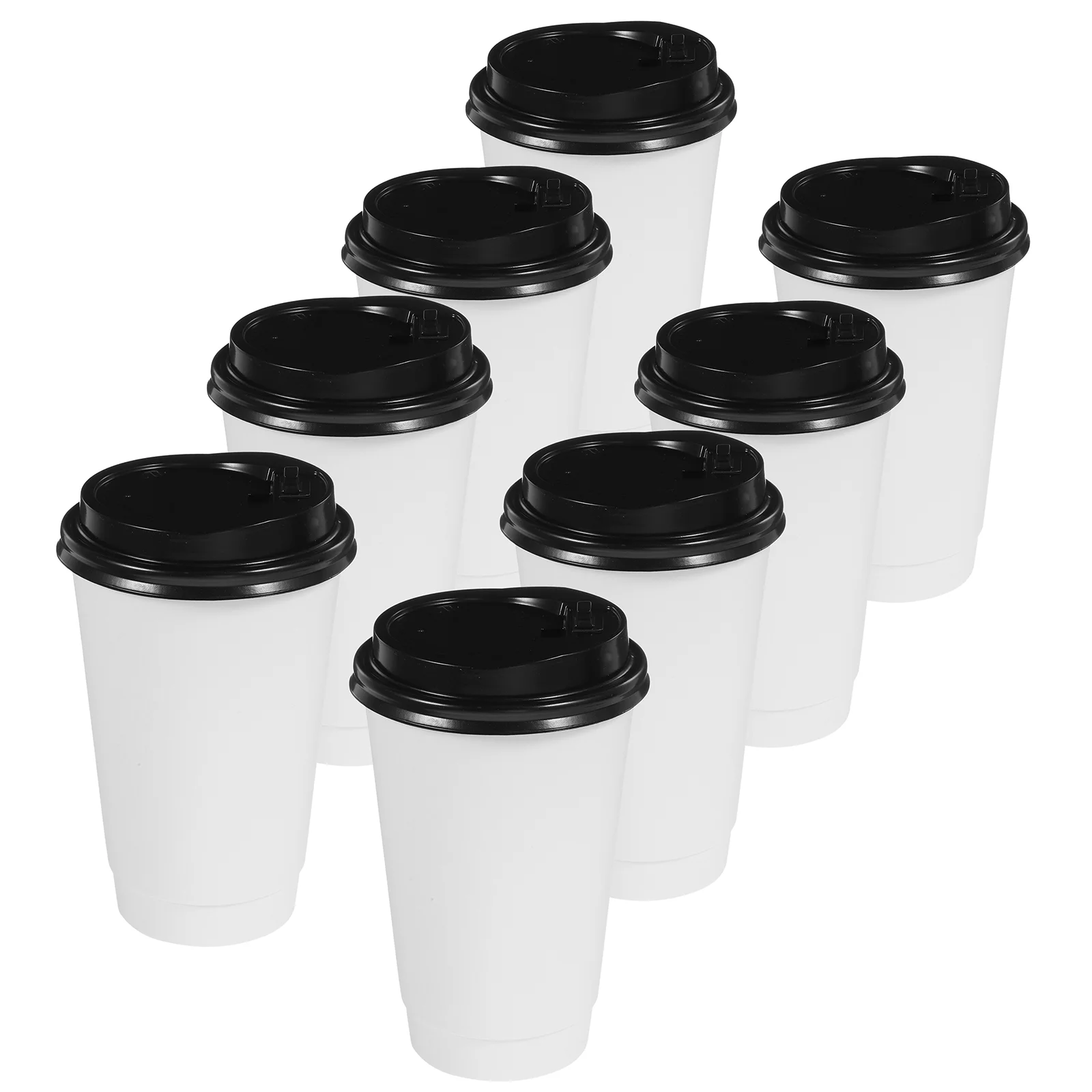 

Paper Cups Hot Beverage Convenient Milk Tea Practical Juice Disposable Coffee Lids Packing