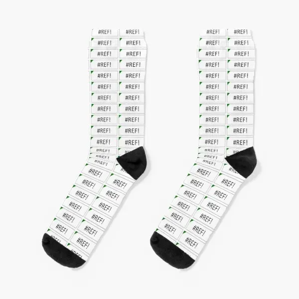 

Excel Ref Error Crew Socks Funny Cartoon Autumn Girls Ladies Cute Mens Women Pattern Winter Breathable Cotton Sports Black Best