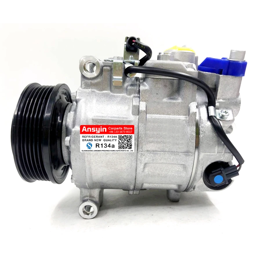 Компрессор кондиционера для Volkswagen Transporter T5 Multivan Amarok 7E0820803 7E0820803F 7E0820803J 7E0820803A 7E0260803G