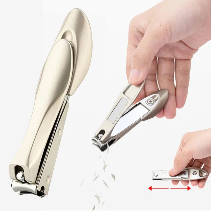 

Nail Clipper Set Manicure Tools Professional Stainless Steel Nail Cutter Bionics Design Anti Splash Scissors Hand Foot Care