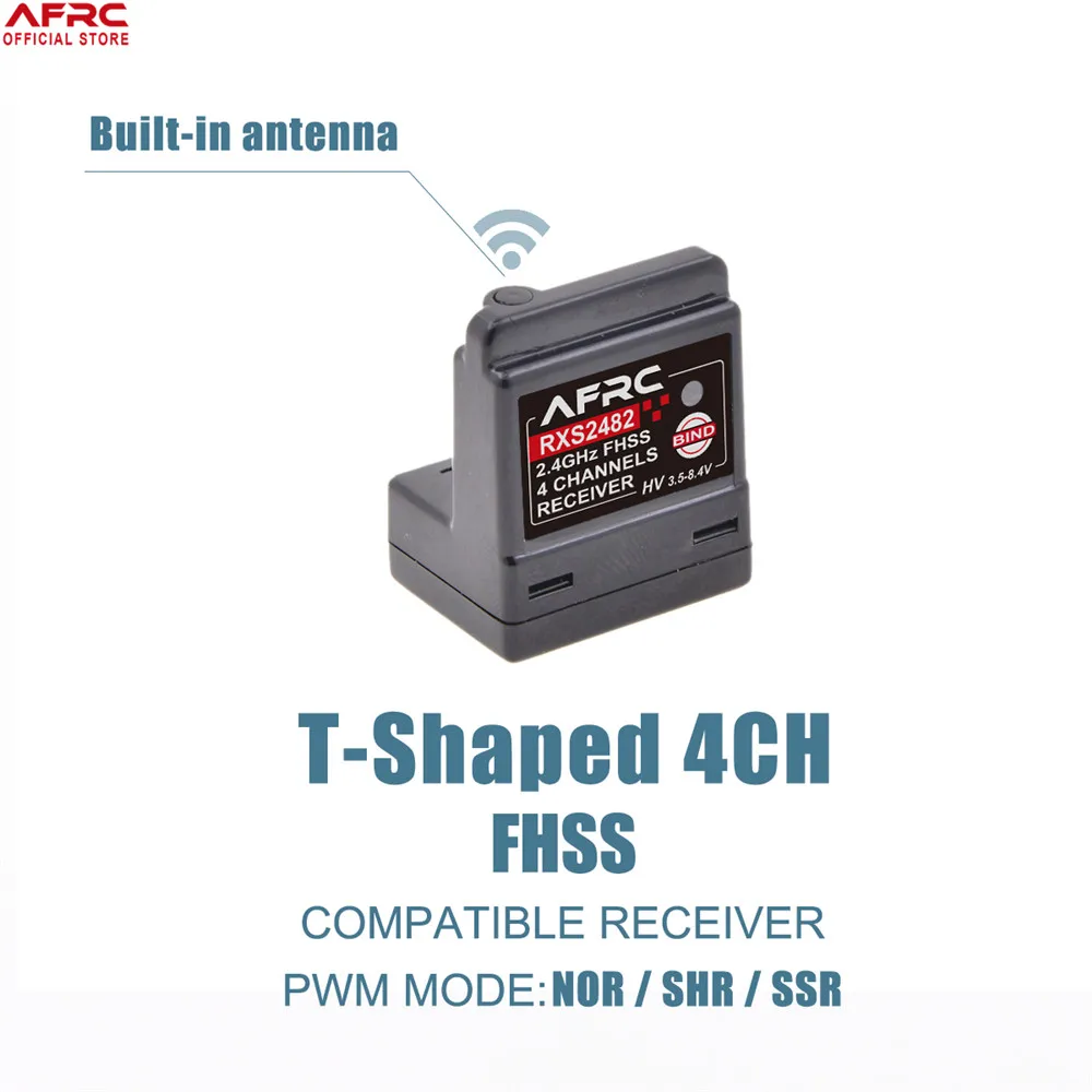 

AFRC RXS2482 Compatible Receiver Suitable For SANWA M12, M11X, EXZES X, MT-4, GEMINI X, MT-S, MT-4S, M12S, M17 SANWA FH3/FH4T