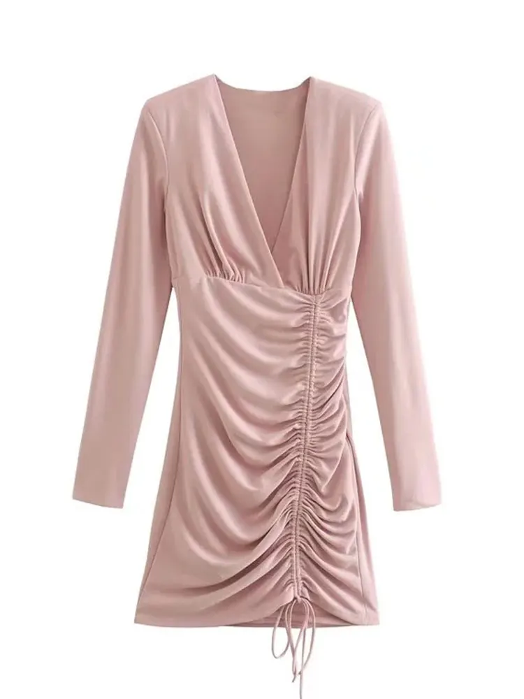 

Платье-мини женское трапециевидвечерние с оборками и цветочным принтом