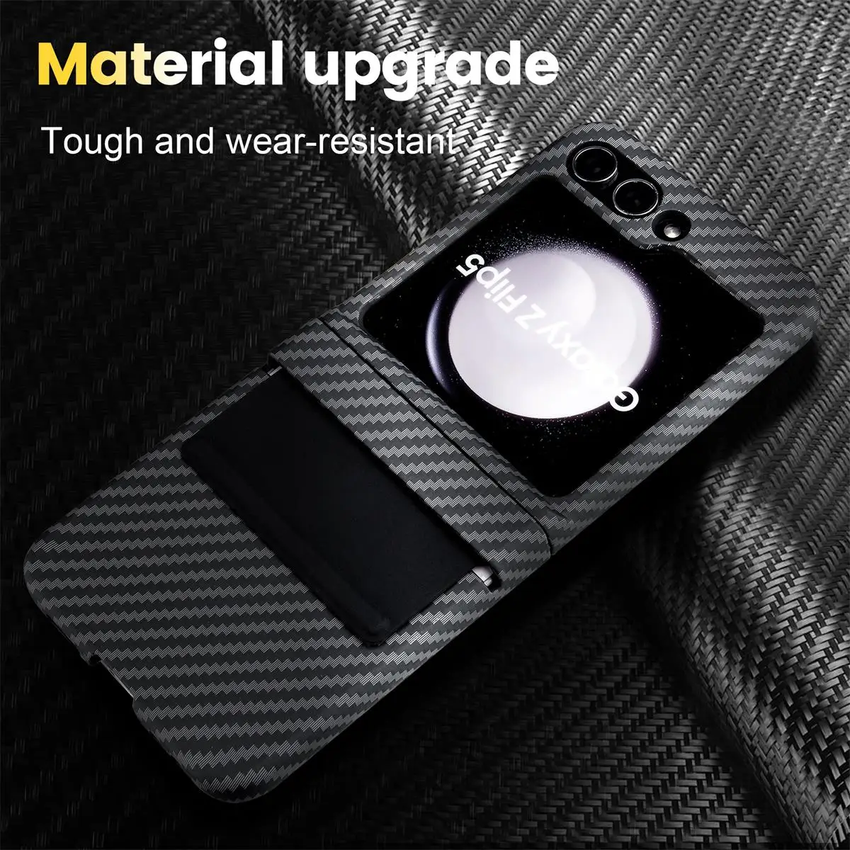 Ультратонкий приятный для кожи матовый складной чехол с петлями Samsung Galaxy Z Flip 6 5 4 3