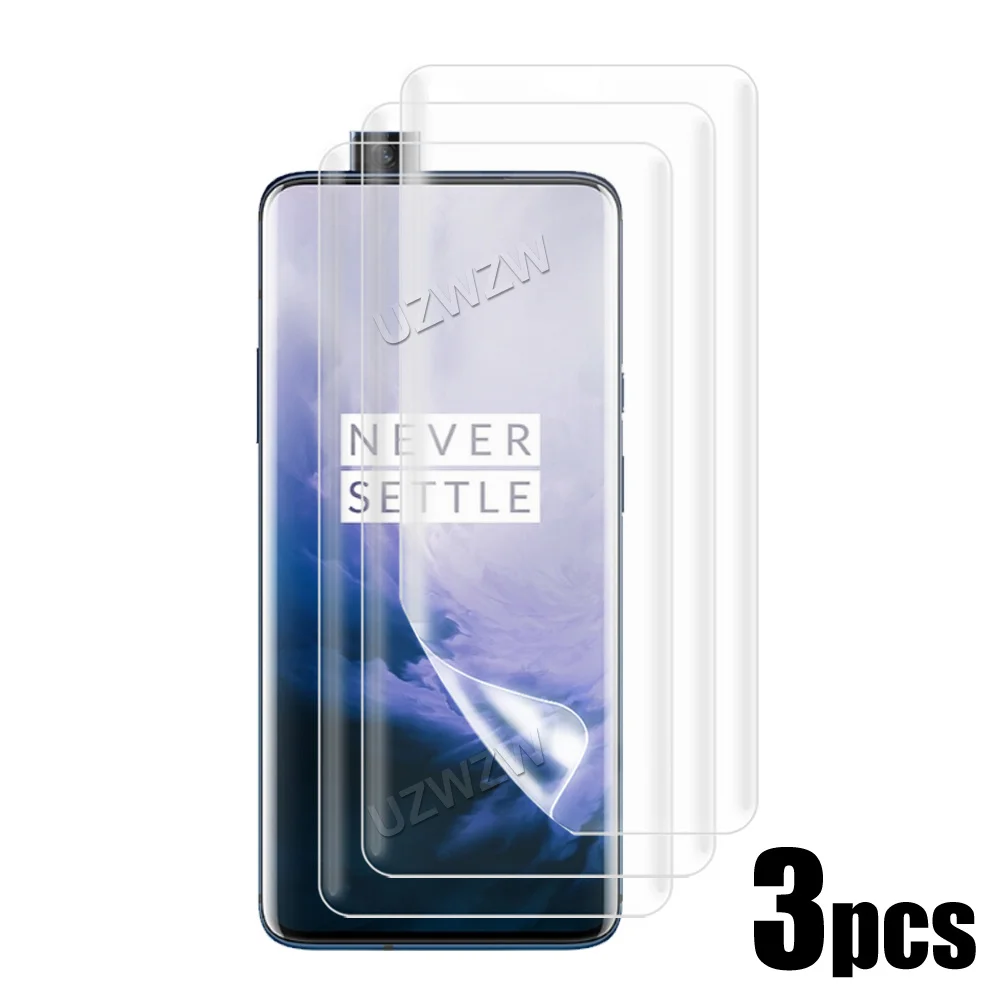

3 шт., Гидрогелевая 3d-пленка для защиты экрана OnePlus 7 Pro