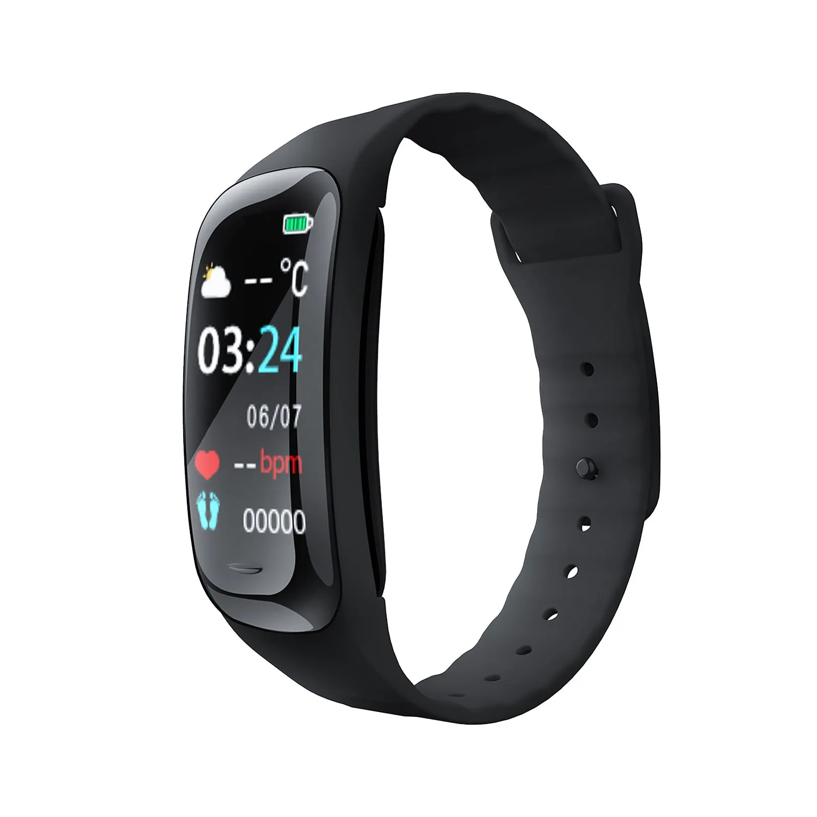 

2023 C1plus Waterproof Smart Bracelet Waterproof Pedometer Heart Rate And Blood Pressure Fitness Tracker Watch Smart Bracelet