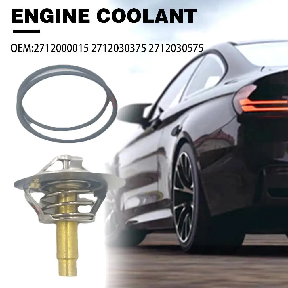 

Areyourshop Coolant Thermostat For Mercedes C-Klasse W203 S203 180 200 230 2712000015 Car Auto Parts T0X3