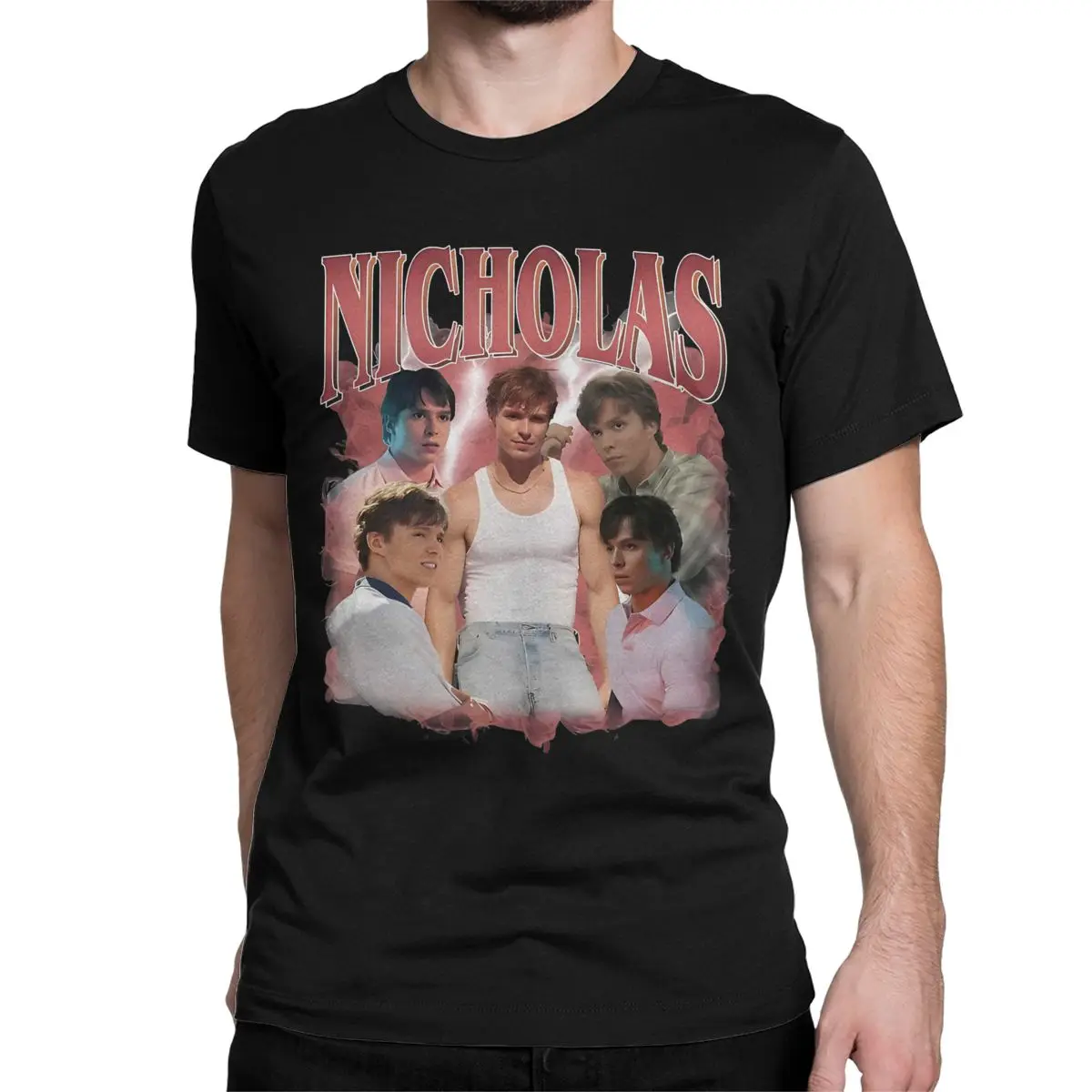 Men Women Nicholas Chavez Retro T Shirt Cotton Tops Funny Short Sleeve O Neck Tees Birthday Present T-Shirts