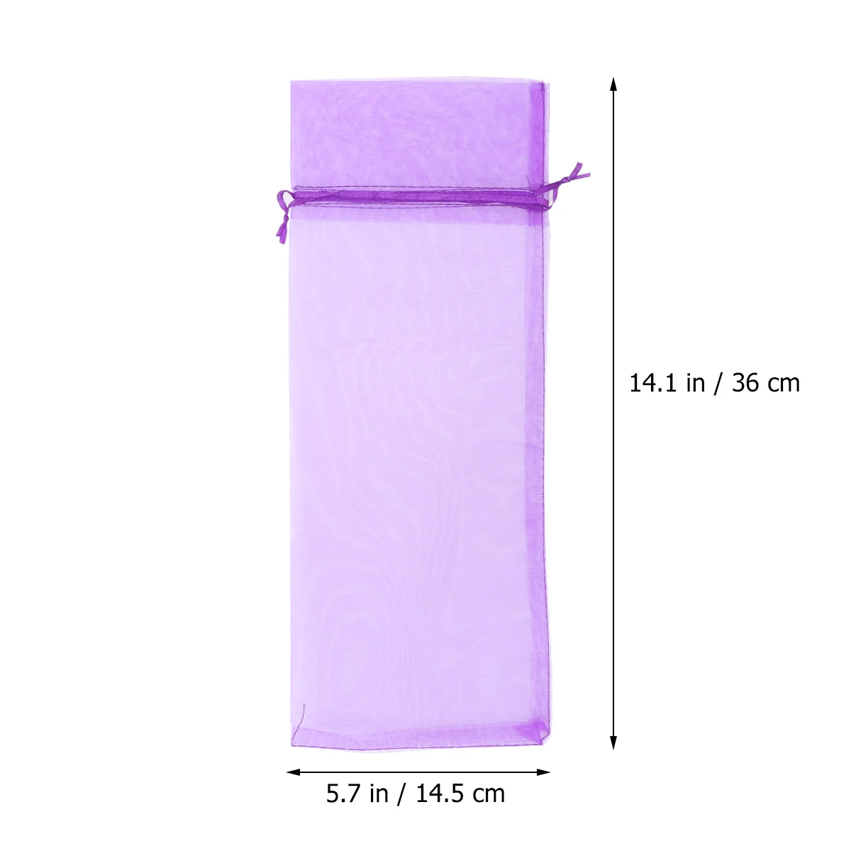 

10PCS Organza Bottle Gift Bags with Drawstring Gauze Reusable Wrapping Bags for Wedding Birthday Party Favor Purple